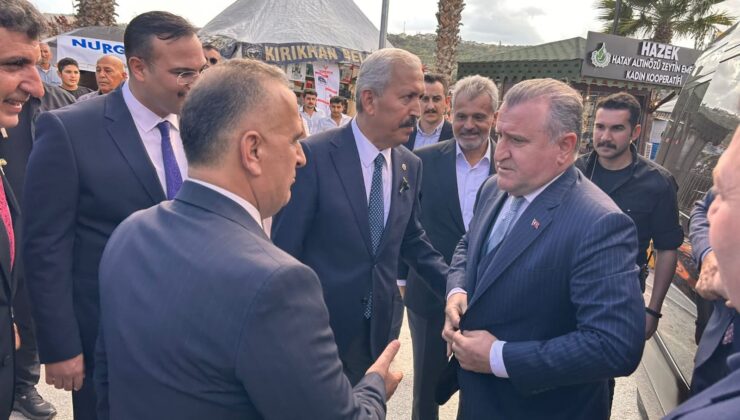 Bakan Bak Altınözü’nde Karşılandı