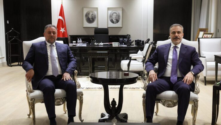 Bakan Fidan, Irak Egemenlik İttifakı Lideri Hamis Hançer’i Kabul Etti