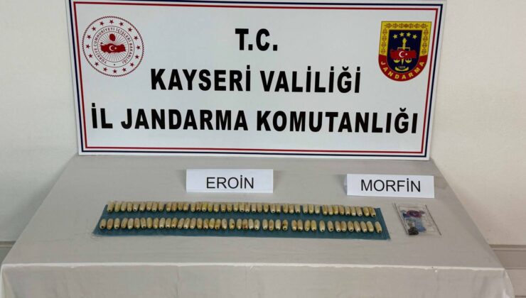 Kayseri’de Yol Kontrolünde 884 Gram Eroin Ele Geçirildi