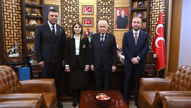 MHP Lideri Devlet Bahçeli Bayramlaşma Heyetini Kabul Etti