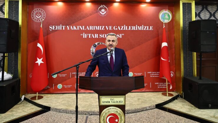 İzmir Valisi Süleyman Elban Şehit Aileleriyle İftar Programında Buluştu