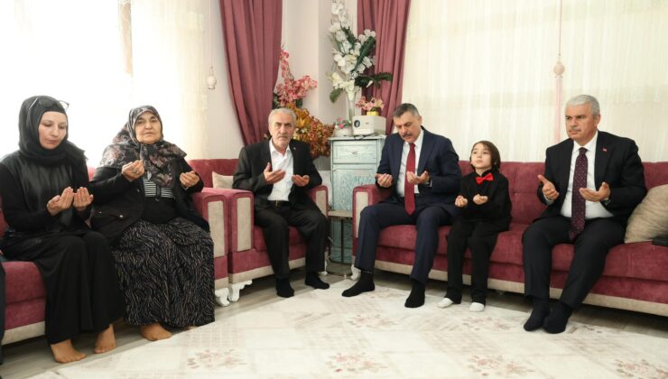 İçişleri Bakanı Mustafa Çiftçi’den  Şehit Ailesine Anlamlı Ziyaret